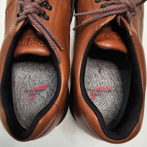 Red Wing 8619 Leather Work Casual Soft Toe Oxfords Brown Men\'s Size 12D - VTG main image 7
